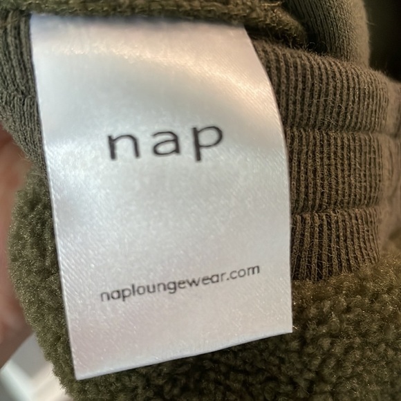 NAP Fuzzy Bear Joggers Dark Sage - Picture 11 of 13